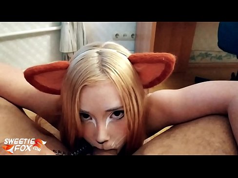 ❤️ Kitsune traga o pau e corre na súa boca ❌ Super porno en nós ❌❤